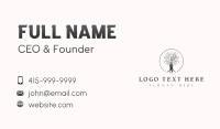 Woman Tree Wellness Business Card Preview