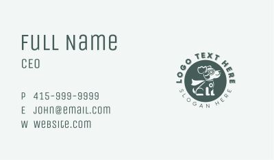 Pet Dog Veterinary Business Card Image Preview