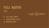 Beauty Brand Wordmark  Business Card Image Preview