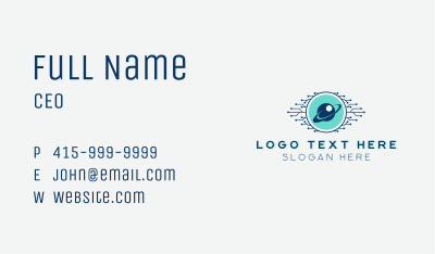  Digital Eye Orbit Security Business Card Image Preview