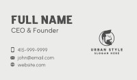 Male Grooming Barber  Business Card Design