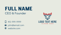 Modern Bison Horns Business Card Image Preview