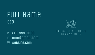 Photography Camera  Business Card Image Preview