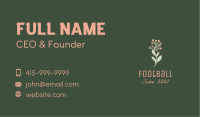 Botanical Natural Oil  Business Card Image Preview