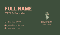 Botanical Natural Oil  Business Card Image Preview