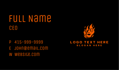 Flame Pig Barbecue Business Card Image Preview