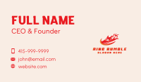 Fire Shoe Race Business Card Image Preview