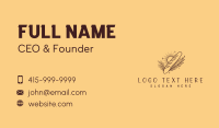 Pastry Bread Baguette Business Card Preview