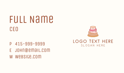 Big Cake Shop Business Card Image Preview