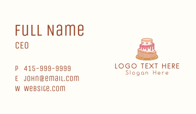 Big Cake Shop Business Card