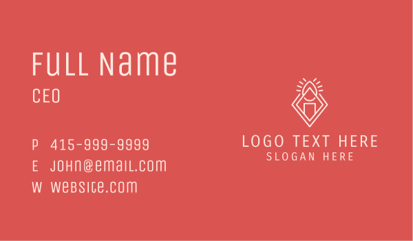 Handmade Candle Shop  Business Card Design Image Preview