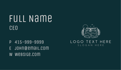 Beach Shorts Trouser Business Card Image Preview