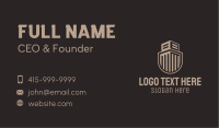 Building Guard Shield Business Card Image Preview