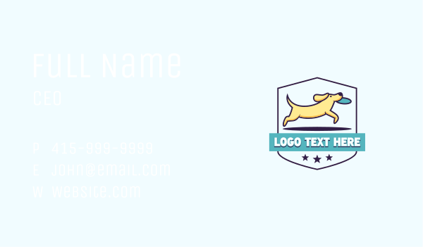 Puppy Dog Vet Business Card Design Image Preview