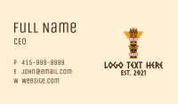 Tribal Totem Pole  Business Card Image Preview