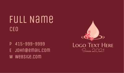 Rosemary Oil Extract Business Card