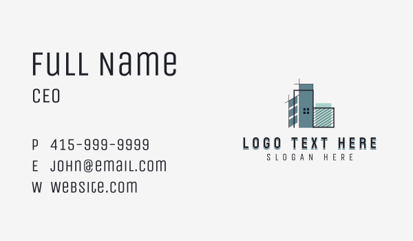 Architect Builder Construction Business Card Design Image Preview