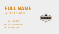 Moustache Hair Barber Business Card Image Preview