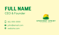 Lawn Mower Landscaping Business Card Image Preview