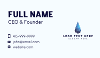 Water Droplet Technology Business Card Preview