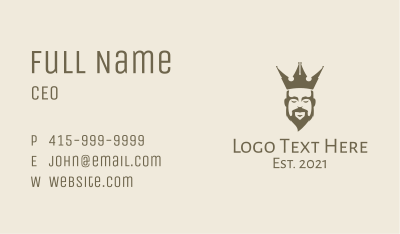 Viking King Business Card Image Preview