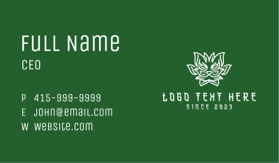 White Dragon Plant  Business Card Image Preview