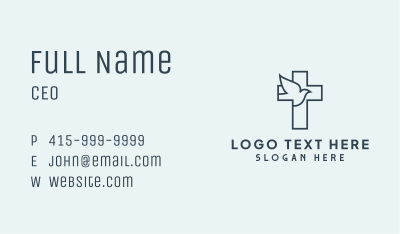 Cross Dove Fellowship Business Card Image Preview
