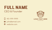 Line Art Liquor Bottle Business Card Preview