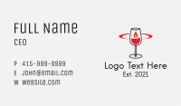 Candle Wine Liquor  Business Card Image Preview