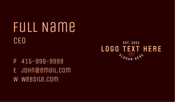 Graphic Brand Wordmark  Business Card Design Image Preview