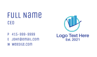 Finance Time Management Business Card Image Preview