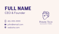 Purple Princess Tiara Business Card Image Preview