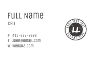 Black Organization Letter  Business Card Image Preview