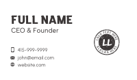 Black Organization Letter  Business Card Image Preview