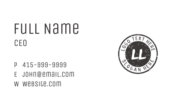 Black Organization Letter  Business Card Design Image Preview