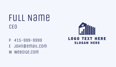 Warehouse Storage Facility Business Card Image Preview