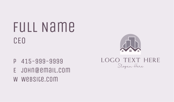 City House Residence Business Card Design Image Preview