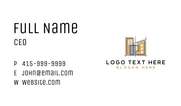 Architecture Building Urban Business Card Design Image Preview