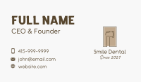 Wooden Lumberjack  Axe Business Card Image Preview
