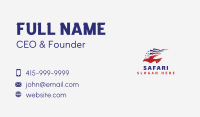 Patriotic American Eagle  Business Card Image Preview