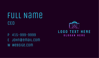 Lens Camera Photo Business Card Image Preview