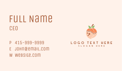 Sexy Lingerie Peach Business Card Image Preview