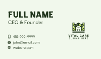 Green Residential House Business Card Image Preview