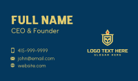 Knight Shield Helmet Business Card Image Preview