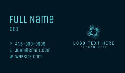 Artificial Intelligence Tech Business Card Image Preview
