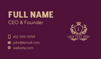 Luxury Regal Event Business Card Image Preview