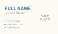 Party Banner Flag Business Card Design