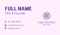 Purple Flower Petals  Business Card Image Preview