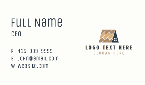 Roofing Tile Renovation Business Card Design Image Preview
