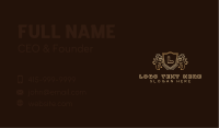 Luxury Lion Shield Business Card Image Preview